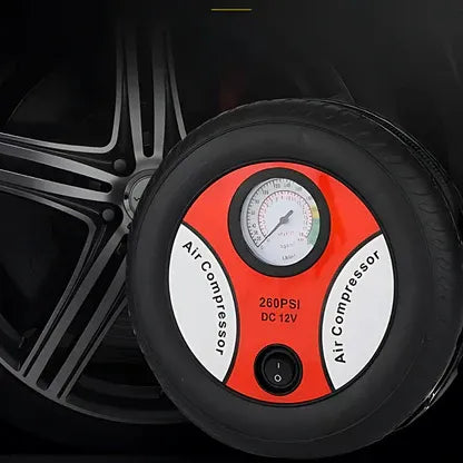Portable Electric Tyre Inflator Pump — 260 PSI, 12 V Powered